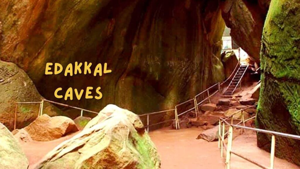 Ancient pictorial carvings inside Edakkal Caves, Wayanad, dating back to 6,000 BCE