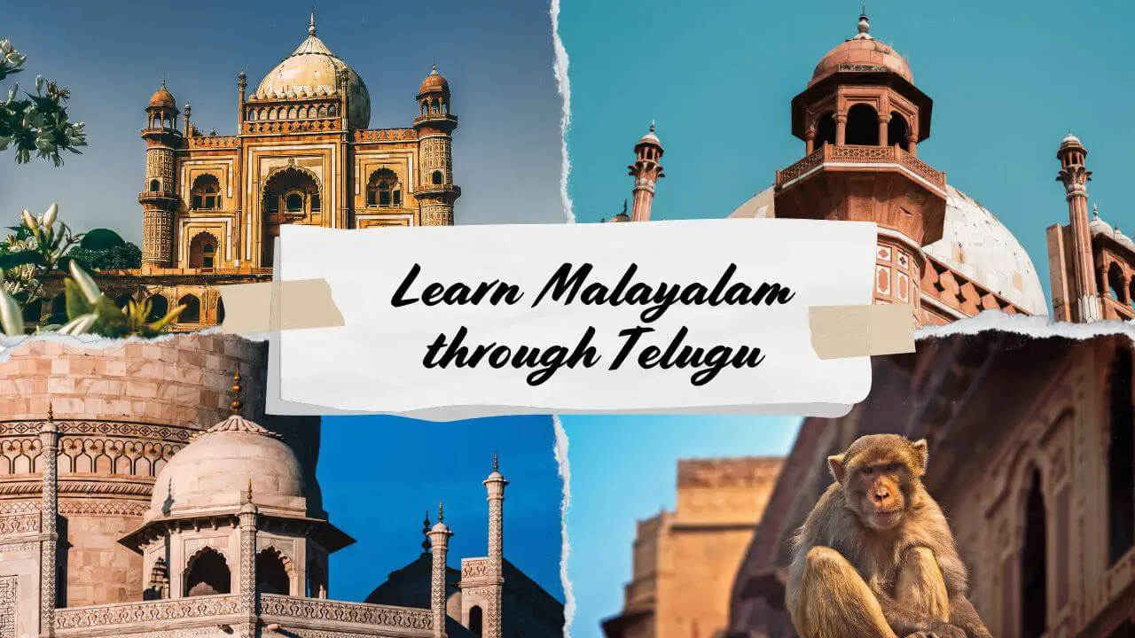 learn malayalam through telugu