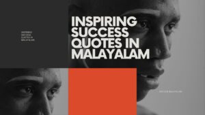 Inspiring Success Quotes in Malayalam