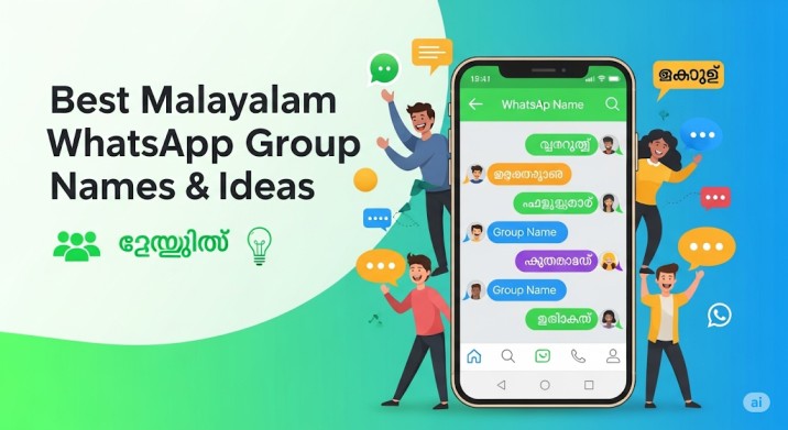 Best Malayalam WhatsApp Group Names & Ideas
